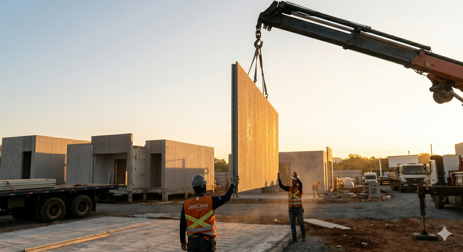 Obra com Sistema JetCasa